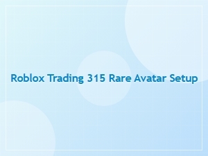 Rare Roblox Avatar Setup for Trading